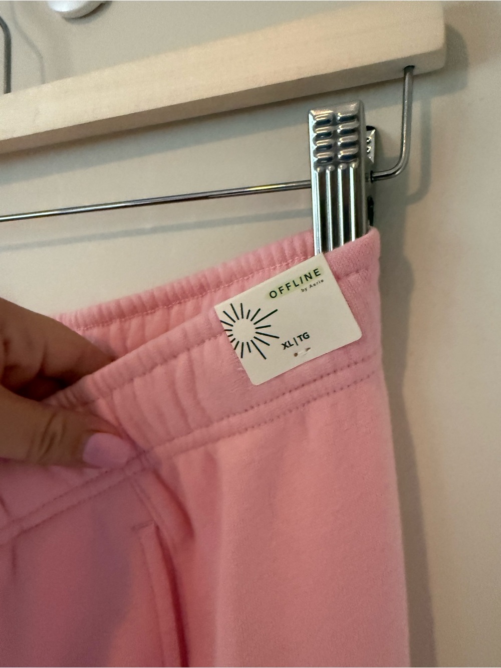 347. NWT AERIE CLOUD FLEECE BAGGY JOGGER - Picture 7 of 8